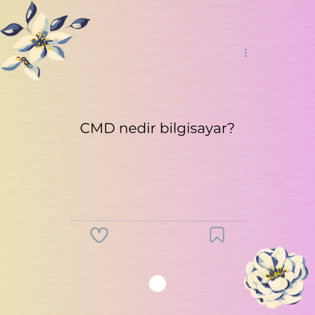 CMD nedir bilgisayar? 1