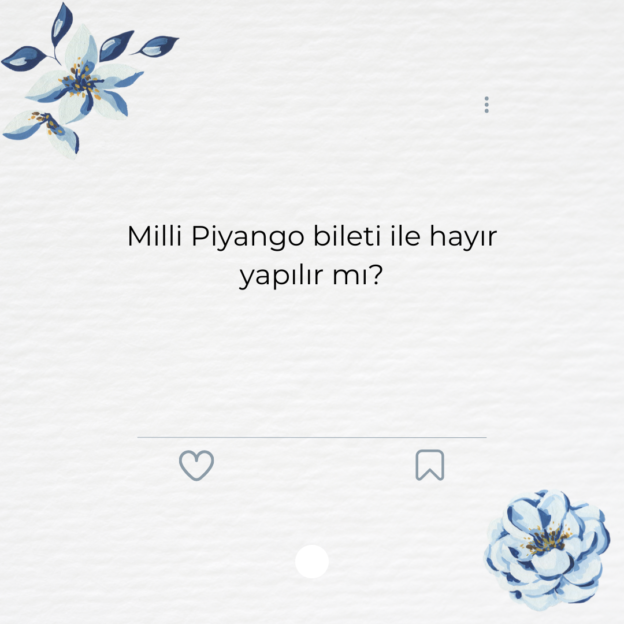 Milli Piyango bileti ile hayır yapılır mı? 1