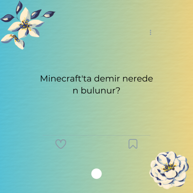 Minecraft'ta demir nereden bulunur? 1
