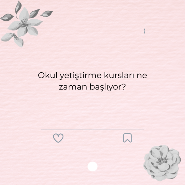 Okul yetiştirme kursları ne zaman başlıyor? 1