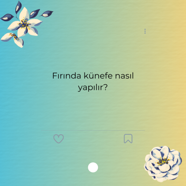 Fırında künefe nasıl yapılır? 1