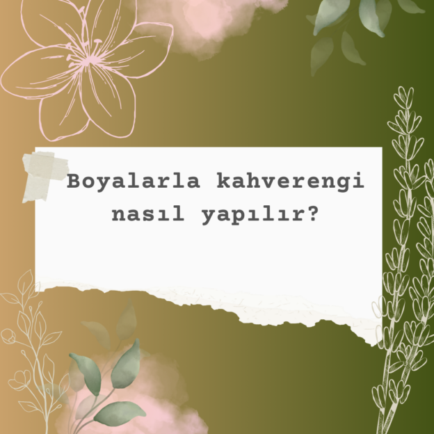 Boyalarla kahverengi nasıl yapılır? 1