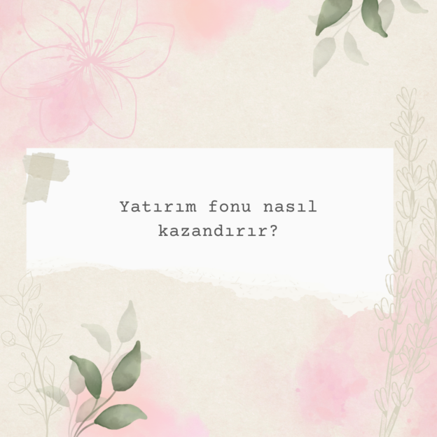 Yatırım fonu nasıl kazandırır? 1