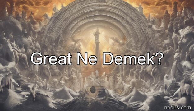 great ne demek?