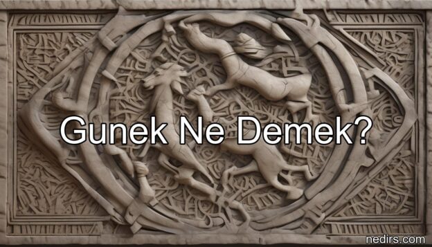 gunek ne demek?