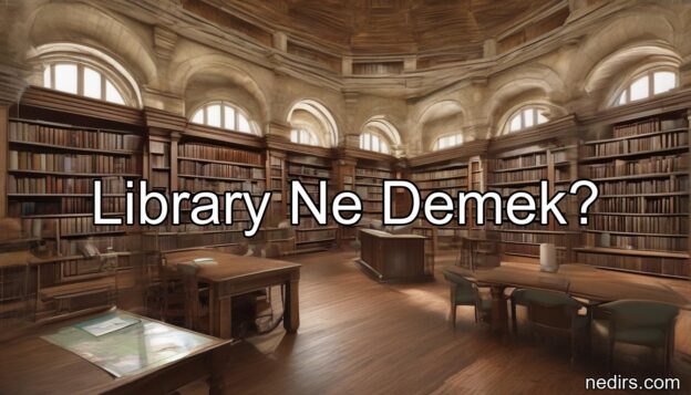 library ne demek?