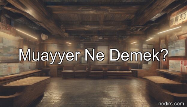 muayyer ne demek?