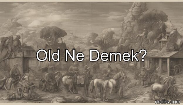old ne demek?