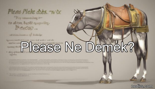 please ne demek?