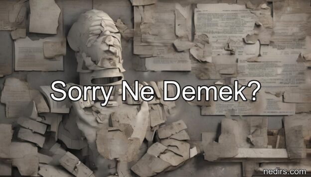 sorry ne demek?