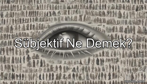 sübjektif ne demek?