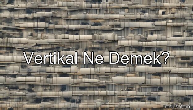 vertikal ne demek?