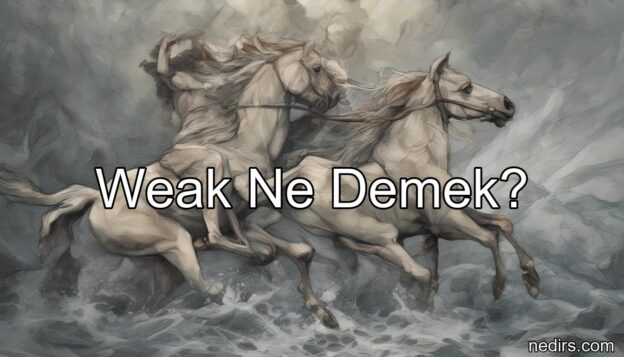 weak ne demek?