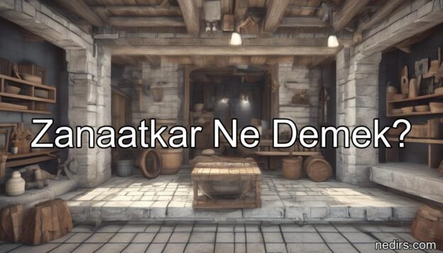 zanaatkar ne demek?
